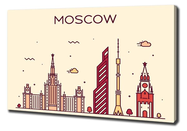 Tablou canvas clădiri din Moscova