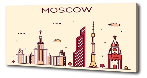Tablou canvas clădiri din Moscova