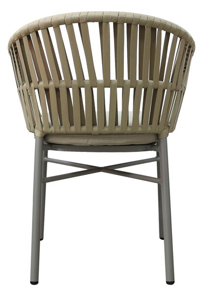 Fotoliu de grădină Model Frama, Maro, 57x60x78 cm