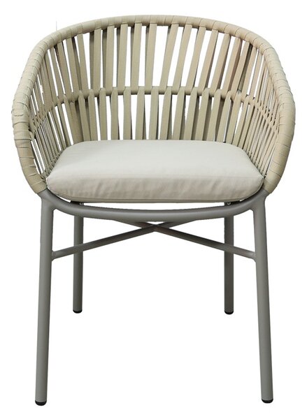 Fotoliu de grădină Model Frama, Maro, 57x60x78 cm