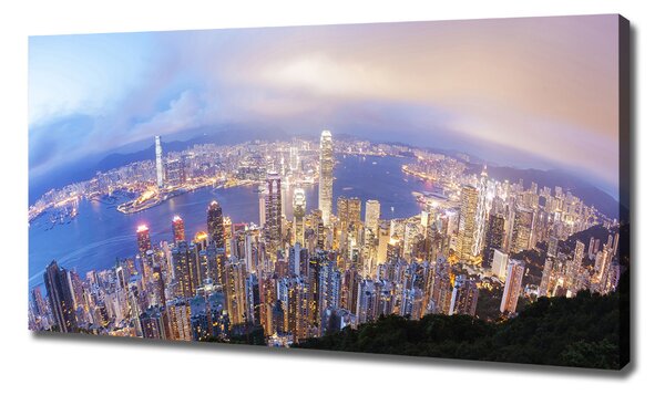 Tablou canvas Hong Kong panorama