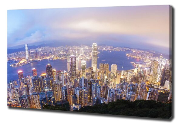 Tablou canvas Hong Kong panorama