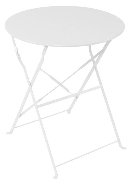 Set de gradina pliabil 3 buc. Bistro, Alb, 60x60x82 cm