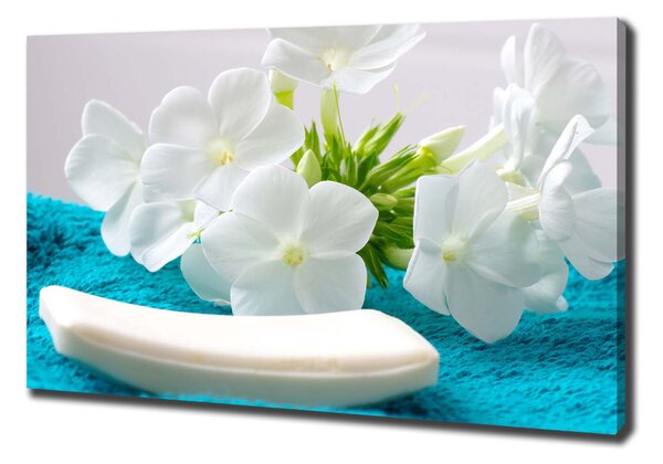 Tablou pe pânză Flori albe Spa