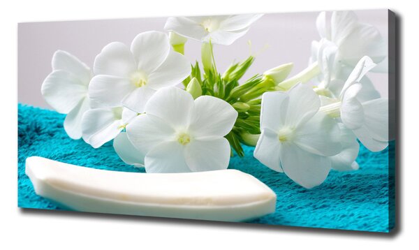 Tablou pe pânză Flori albe Spa