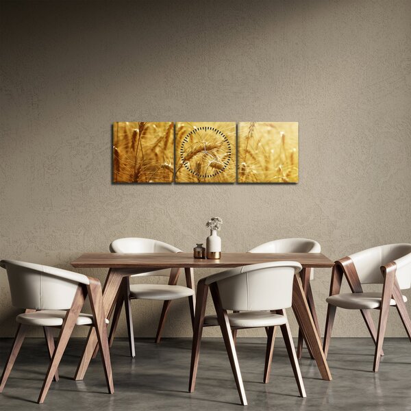 Tablou - Spice de cereale (cu ceas) (90x30 cm)
