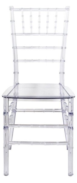 Scaun de Gradina Tiffany, transparent, 38x38.5x88 cm