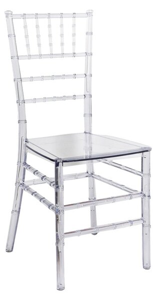 Scaun de Gradina Tiffany, transparent, 38x38.5x88 cm