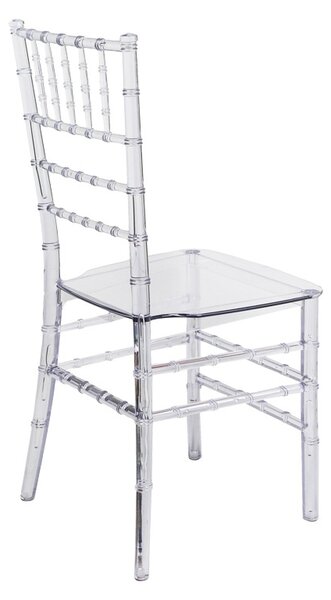 Scaun de Gradina Tiffany, transparent, 38x38.5x88 cm