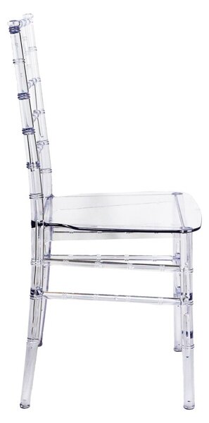 Scaun de Gradina Tiffany, transparent, 38x38.5x88 cm