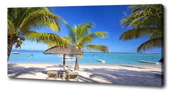 Imprimare tablou canvas plaja Mauritius