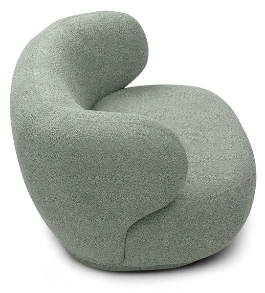 Fotoliu de relaxare Skindi - bouclé verde Catch Me 13
