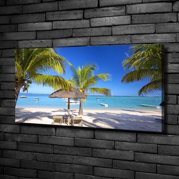 Imprimare tablou canvas plaja Mauritius