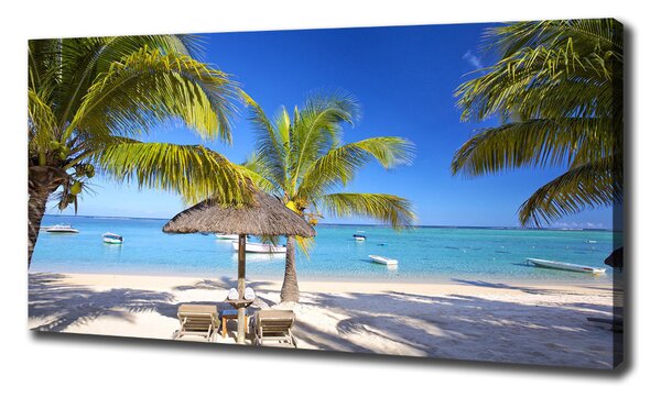 Imprimare tablou canvas plaja Mauritius
