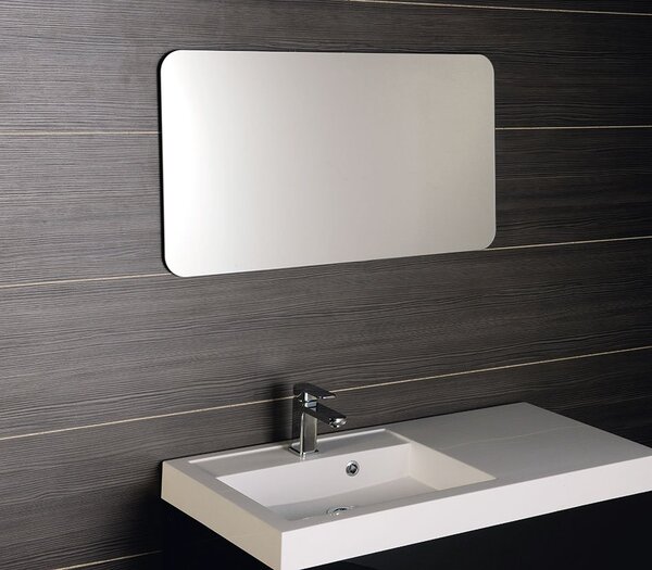 Sapho Sapho, ISHAPE Oglinda 1200x600mm, colturi rotunjite, fara montaj, AG612