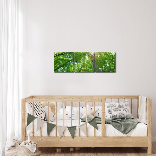 Tablou - Lunca (cu ceas) (90x30 cm)