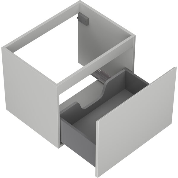 Mexen Orio, mobilier baie 60 cm, 1 sertar, gri mat, 91A10-06047-1-BF62