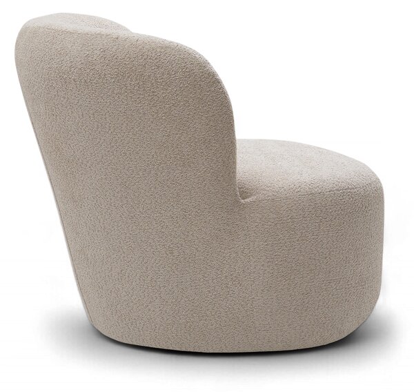 Fotoliu de relaxare Hygga - stofă boucle bej Catch Me 02