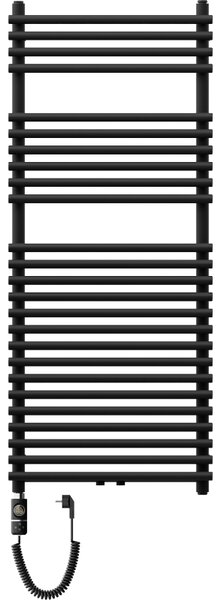 Mexen Sol, element electric de încălzire 1200x500 mm + tijă de încălzire 600 W, negru, W125-1200-500-2600-70