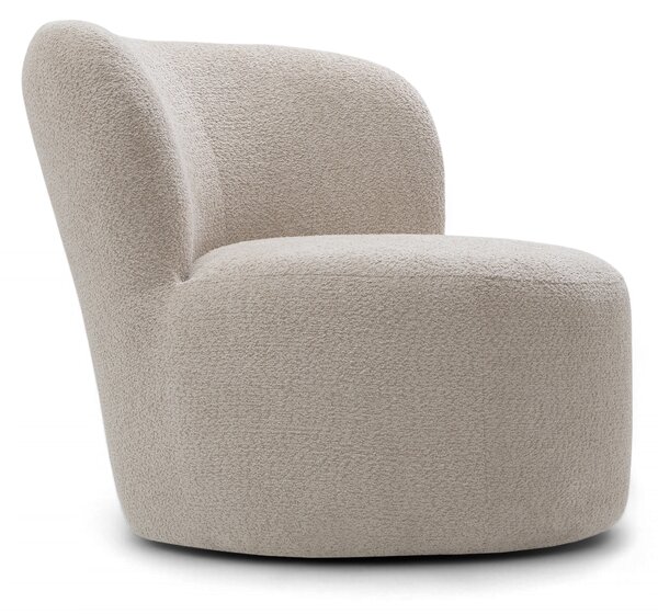 Fotoliu de relaxare Hygga - stofă boucle bej Catch Me 02