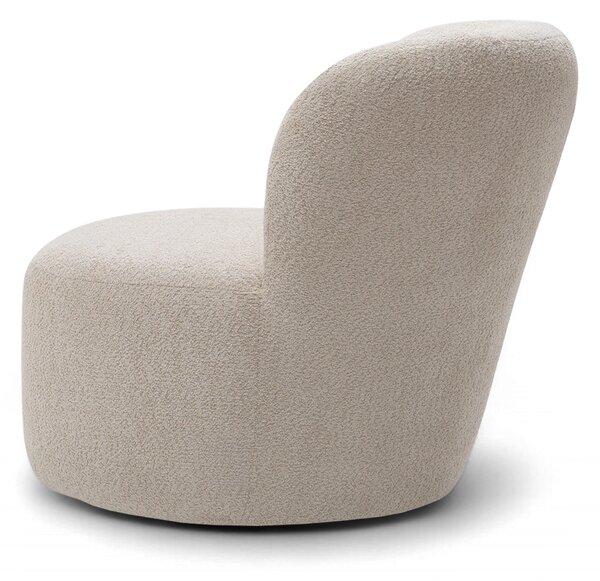 Fotoliu de relaxare Hygga - stofă boucle bej Catch Me 02