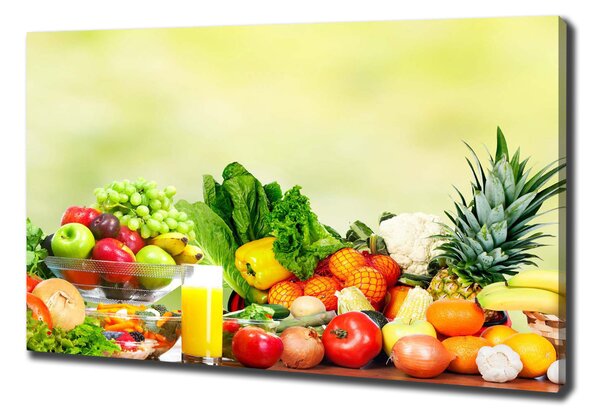 Imprimare tablou canvas Legume si fructe