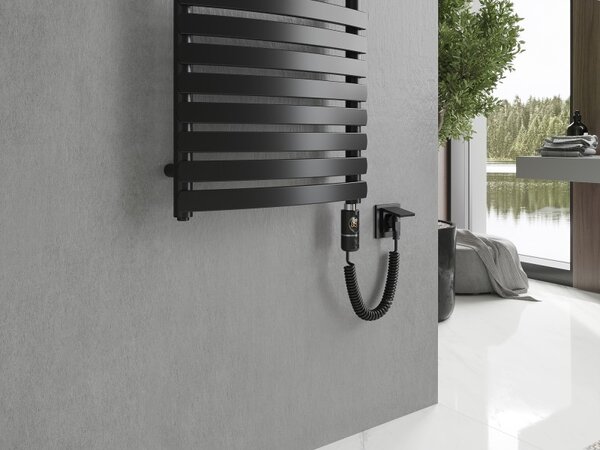 Mexen Bachus calorifer electric 1200 x 500 mm, 600 W, negru - W109-1200-500-2600-70