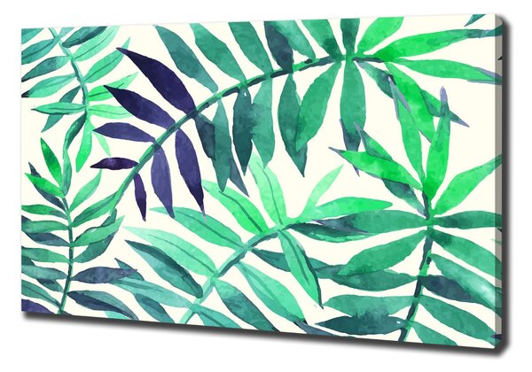 Imprimare tablou canvas frunze tropicale