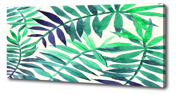 Imprimare tablou canvas frunze tropicale