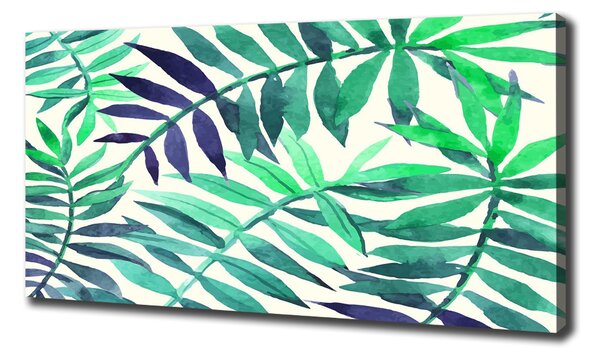 Imprimare tablou canvas frunze tropicale