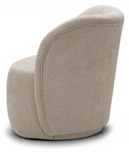 Fotoliu relaxare Soya - boucle bej Catch Me 02