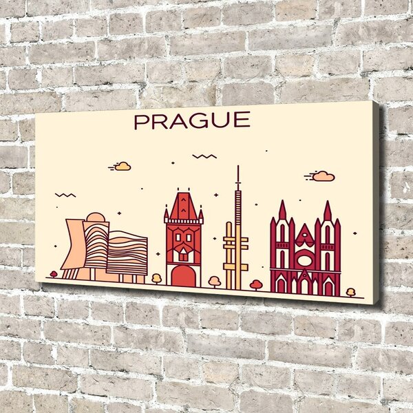 Print pe canvas clădiri Praga
