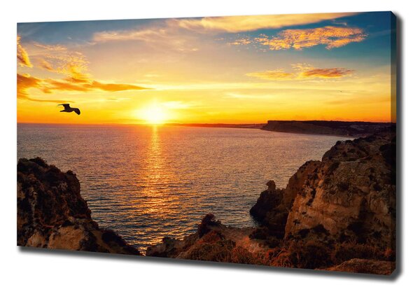Imprimare tablou canvas Apus de soare pe mare