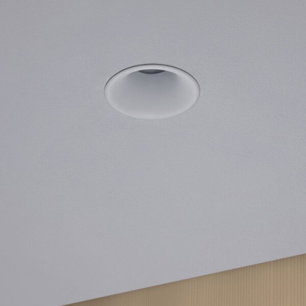 Paulmann lampă LED încastrată Cymbal 1x6,8W IP44, reglabil, Alb, Camera de zi / sufragerie, Plastic, Modern, Corpuri de iluminat încastrate rotunde