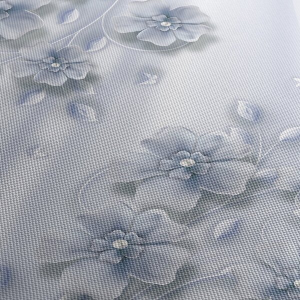 Tablou - Design flori (cu ceas) (90x30 cm)