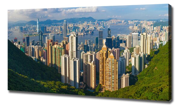 Tablouri tipărite pe pânză Hong Kong panorama