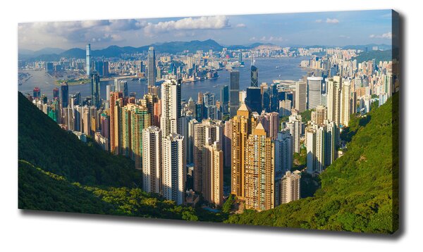 Tablouri tipărite pe pânză Hong Kong panorama
