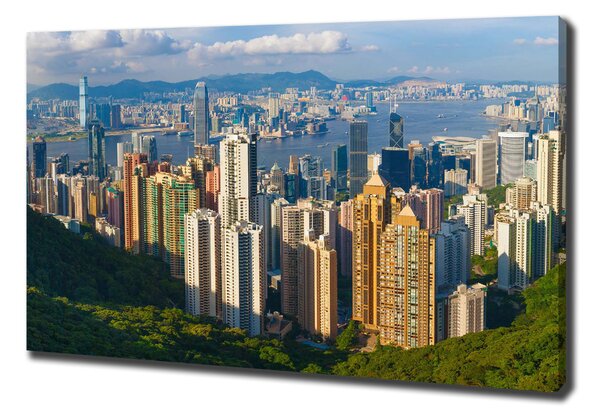 Tablouri tipărite pe pânză Hong Kong panorama