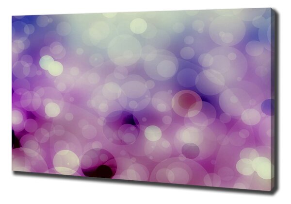 Pictură pe pânză cercuri violet