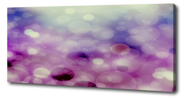 Pictură pe pânză cercuri violet