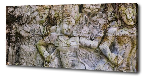 Pictură pe pânză sculptura in piatra