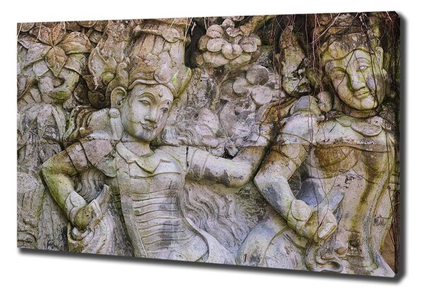 Pictură pe pânză sculptura in piatra