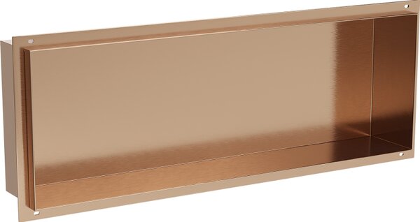 Mexen X-Wall-NR, raft încastrat fără flanșă 60 x 20 cm, cupru mat - 19C1602010