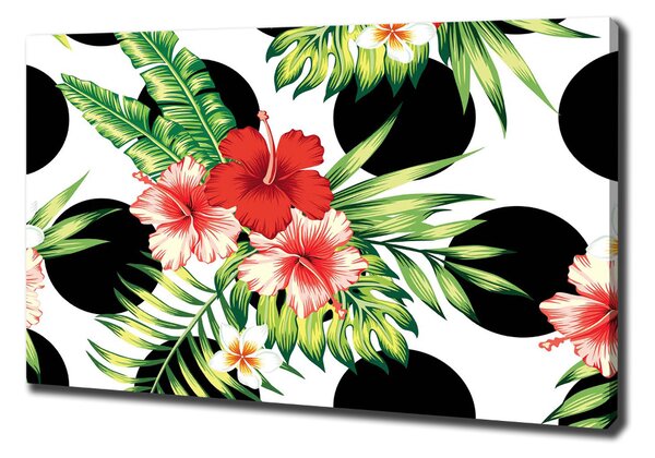 Print pe pânză flori Hawaii