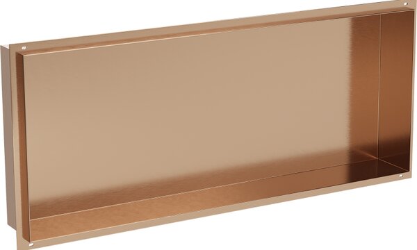 Mexen X-Wall-NR, raft încastrat fără flanșă 75 x 30 cm, cupru mat - 19C1753010