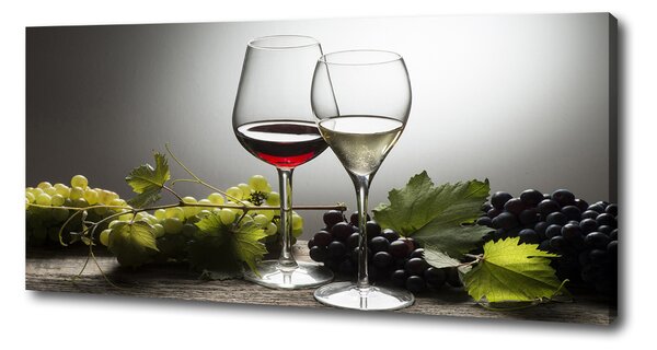 Tablouri tipărite pe pânză Vin și struguri