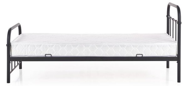 Pat de o persoană 90 cm Lashell 90 (fără saltea) (negru). 1039454