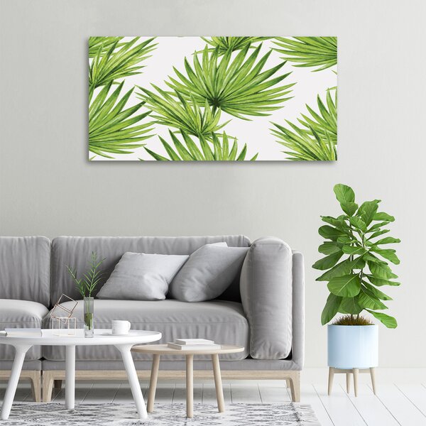 Tablou pe pânză canvas frunze tropicale