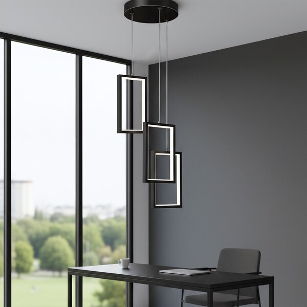 Lampa LED LHJ087-3CP BLACK