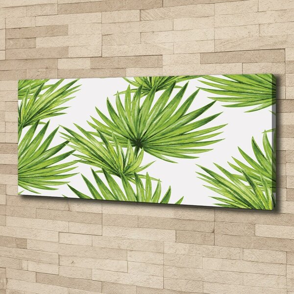 Tablou pe pânză canvas frunze tropicale